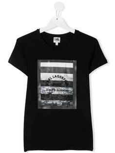 Karl Lagerfeld футболка с графичным принтом