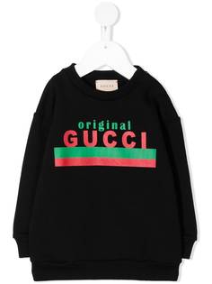 Gucci Kids толстовка с принтом Original Gucci