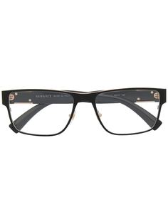 Versace Eyewear очки в квадратной оправе с логотипом