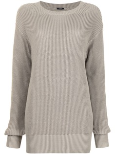 JOSEPH джемпер в рубчик с круглым вырезом