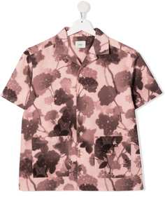 Fendi Kids рубашка с цветочным принтом