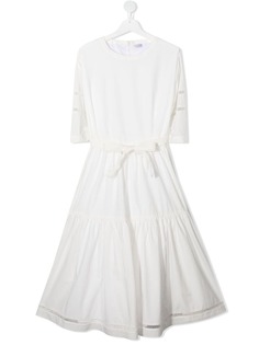 Brunello Cucinelli Kids платье со вставками