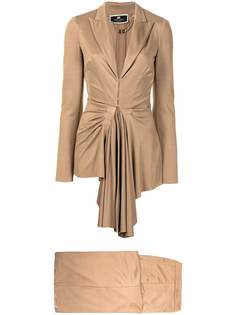 Elisabetta Franchi костюм-двойка с драпировкой