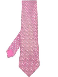 Hermès галстук pre-owned с узором Hermes