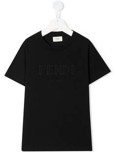 Fendi Kids футболка с логотипом