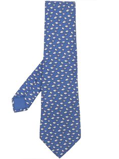 Hermès галстук pre-owned с узором Hermes