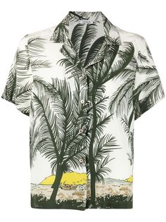 P.A.R.O.S.H. гавайская рубашка с принтом
