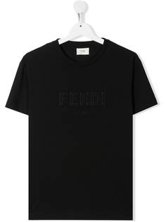 Fendi Kids футболка с логотипом