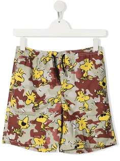 Mc2 Saint Barth Kids плавки-шорты Woodstock с узором