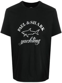 Paul & Shark футболка со светоотражающим логотипом