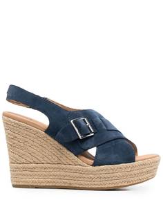 UGG эспадрильи на танкетке с пряжками