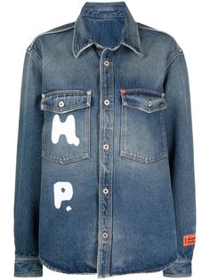 Heron Preston джинсовая куртка с логотипом