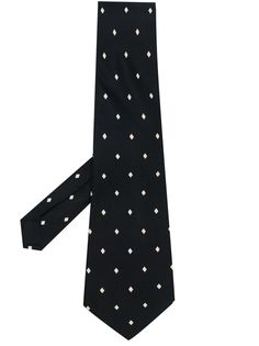 Hermès галстук 1970-х годов с геометричным принтом Hermes