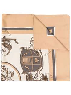 Hermès платок 1970-х годов с принтом Hermes