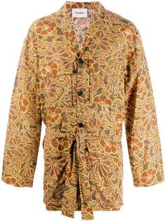 Nanushka куртка-рубашка Simo с принтом