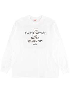 Supreme футболка x UDC Public Enemy Counterattack LS