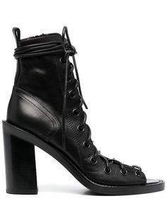 Ann Demeulemeester ботинки на шнуровке
