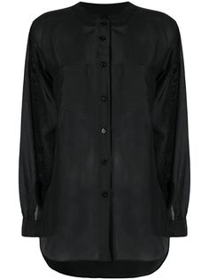 Sara Lanzi полупрозрачная блузка