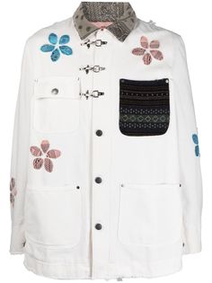 Alchemist куртка-рубашка с цветочной аппликацией