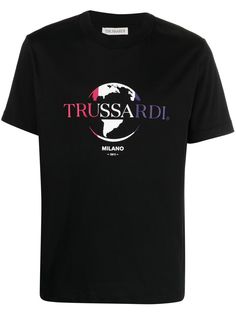 Trussardi футболка с логотипом
