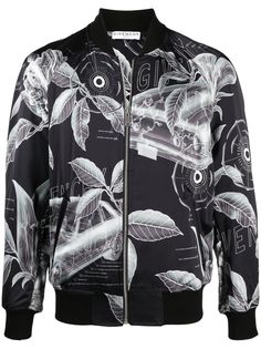 Givenchy бомбер с графичным принтом