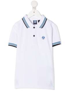 North Sails Kids рубашка поло с вышитым логотипом