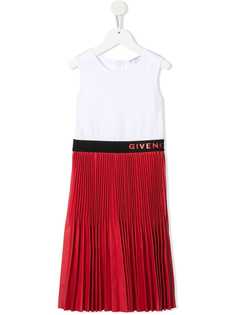 Givenchy Kids платье миди с логотипом