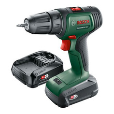 Дрель-шуруповерт Bosch UniversalDrill 18V 1.5Ач, с двумя аккумуляторами [06039d4002]