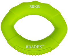 Эспандер Bradex кистевой, до 30 кг, овальный, зеленый (SF 0574)