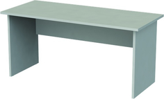 Письменный стол СП-МЕБЕЛЬ "Этюд", 160х70х75 см, серый (640289)