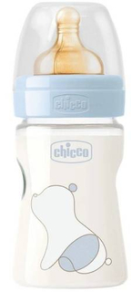 Бутылочка для кормления Chicco Original Touch, 0 м+, 150 мл, голубая (00027610200000)
