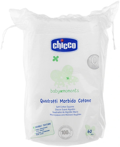Ватные диски Chicco Baby Moments, 60 шт (00002654000000)