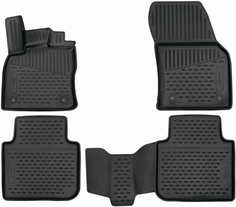 Коврики в салон FORMAT Kia Ceed, 2018+, хэтчбек, 4 шт (3D2567210)