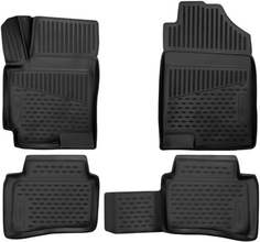 Коврики в салон FORMAT Kia Rio, 06/2017+, седан /хэтчбек (X-Line), 4 шт (3D2563210)