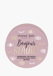 Патчи для глаз Vivienne Sabo Гидрогелевые Bonjour beaute, 30 штук