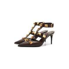 Кожаные туфли Roman Stud Valentino
