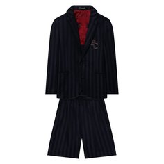 Костюм из льна и хлопка Brunello Cucinelli