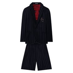 Костюм из льна и хлопка Brunello Cucinelli