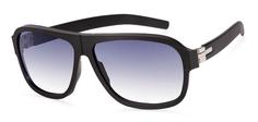 Солнцезащитные очки Ic Berlin IB Power Law (slim fit) 0557 Crome Black Rough Black/Clear Nylon