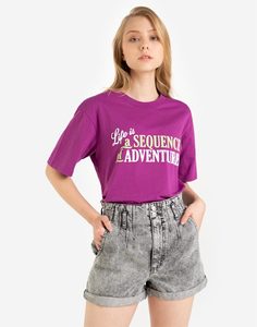 Джинсовые шорты Baggy на резинке Gloria Jeans