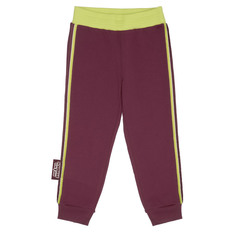 Брюки Lucky Child-мишкиПФ бордовые