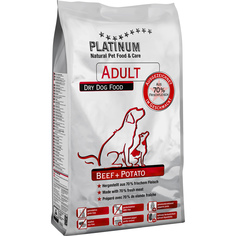 Корм для собак PLATINUM Adult Говядина с картофелем 5 кг