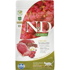 Корм для кошек Farmina N&D Quinoa Line беззерновой для профилактики МКБ, утка и киноа 1,5 кг