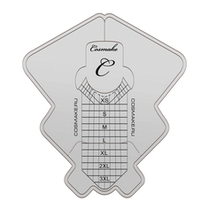 Cosmake, Формы для ногтей, серебряные, 25 шт.