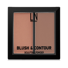 Набор румян для лица LN PROFESSIONAL BLUSH AND CONTOUR румяна и контуринг тон 01