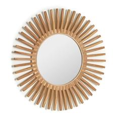 Настенное зеркало ena (la forma) коричневый 6 см.