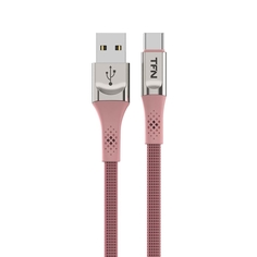 Кабель USB Type-C TFN 0.6m Zinc плоский rose (TFN-CZNUSBC06MRO) 0.6m Zinc плоский rose (TFN-CZNUSBC06MRO)