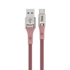 Кабель USB Type-C TFN 0.2m Zinc плоский rose (TFN-CZNUSBC02MRO) 0.2m Zinc плоский rose (TFN-CZNUSBC02MRO)