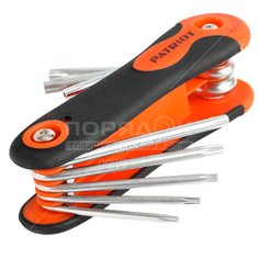 Набор ключей Torx Patriot SKT-8F CR-V 8 шт, T9-T40 Патриот