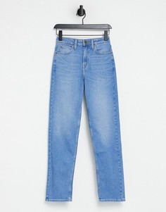 Выбеленные джинсы прямого кроя Lee Jeans Carol-Голубой